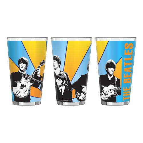 Beatles Band Photo 16 oz. Sublimated Pint Glass